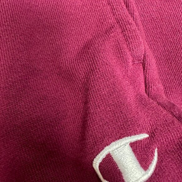 𝅺EUC - Champion Sweatpants - Dark Raspberry/Fuschia color Size L - Picture 4 of 6